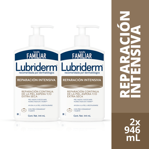 Crema Corporal Lubriderm Reparación Intensiva 2 X 946 ml
