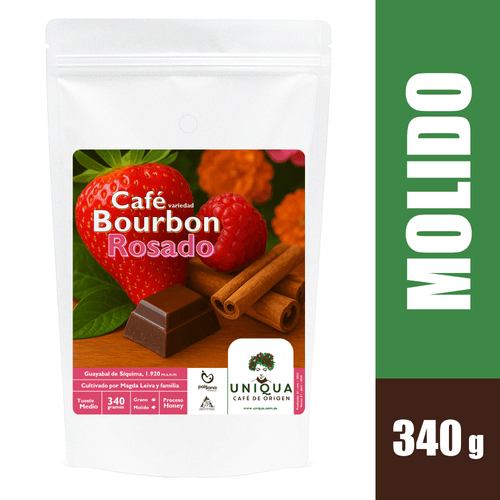 Café Variedad Bourbón Rosado X 340 g (Molido)