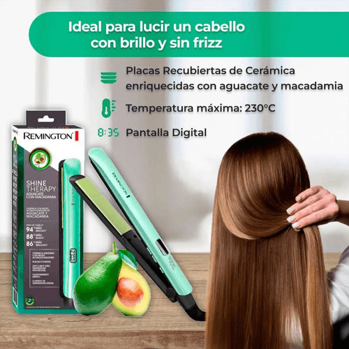 Plancha para Cabello Remington Aguacate y Macadamia