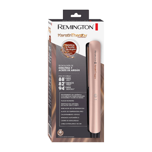 Plancha Alisadora Remington Argán Y Keratina