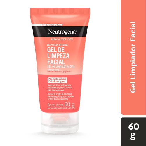 Limpiador Facial Neutrogena Deep Clean Grape X 60g
